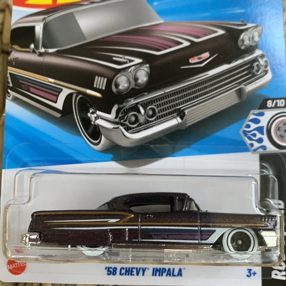 1958 Chevy Impala Hot Wheels 58 1950s Car Hotwheels 50s Chevrolet New 2025